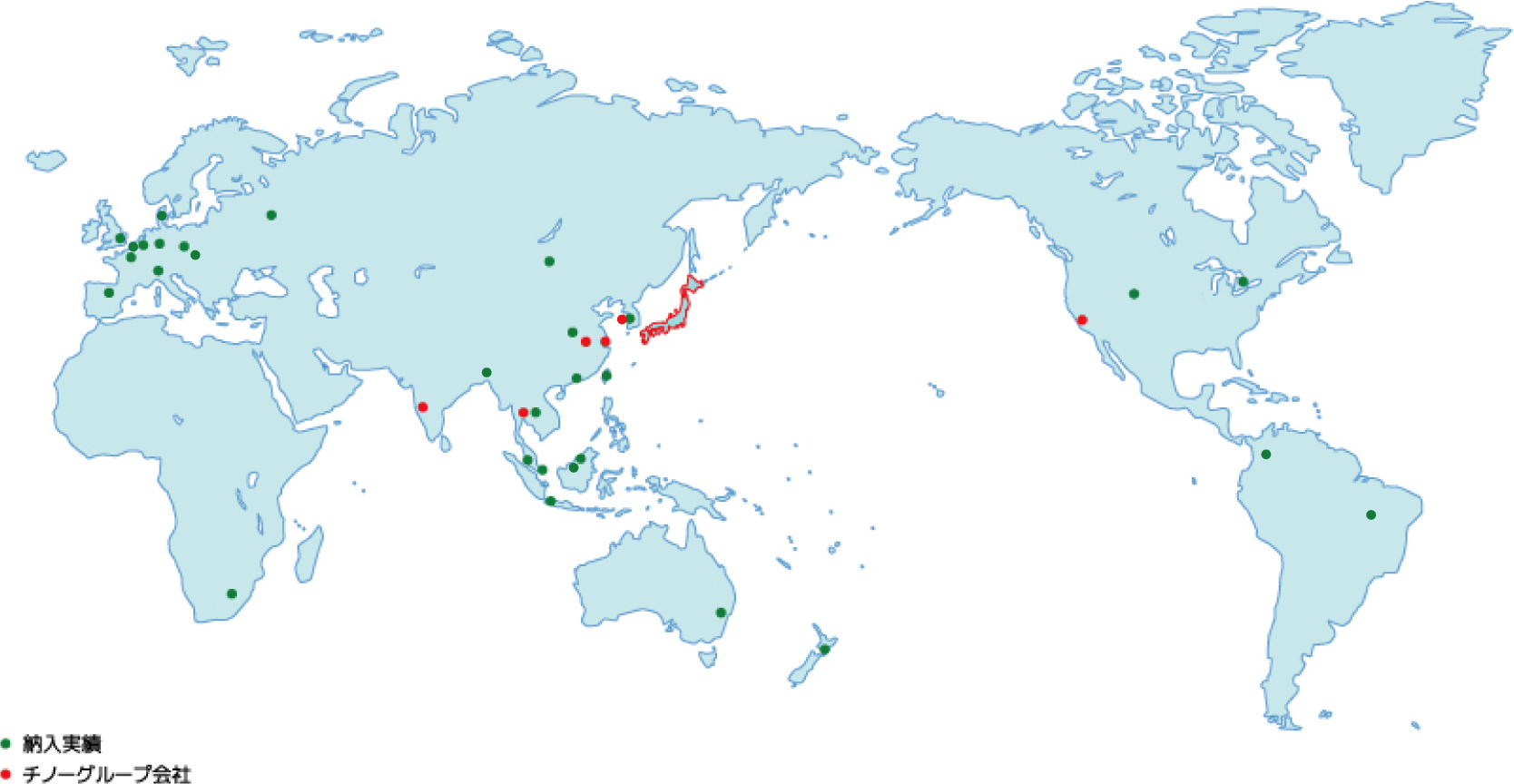 world map