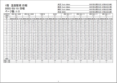 レポート（詳細）日報例